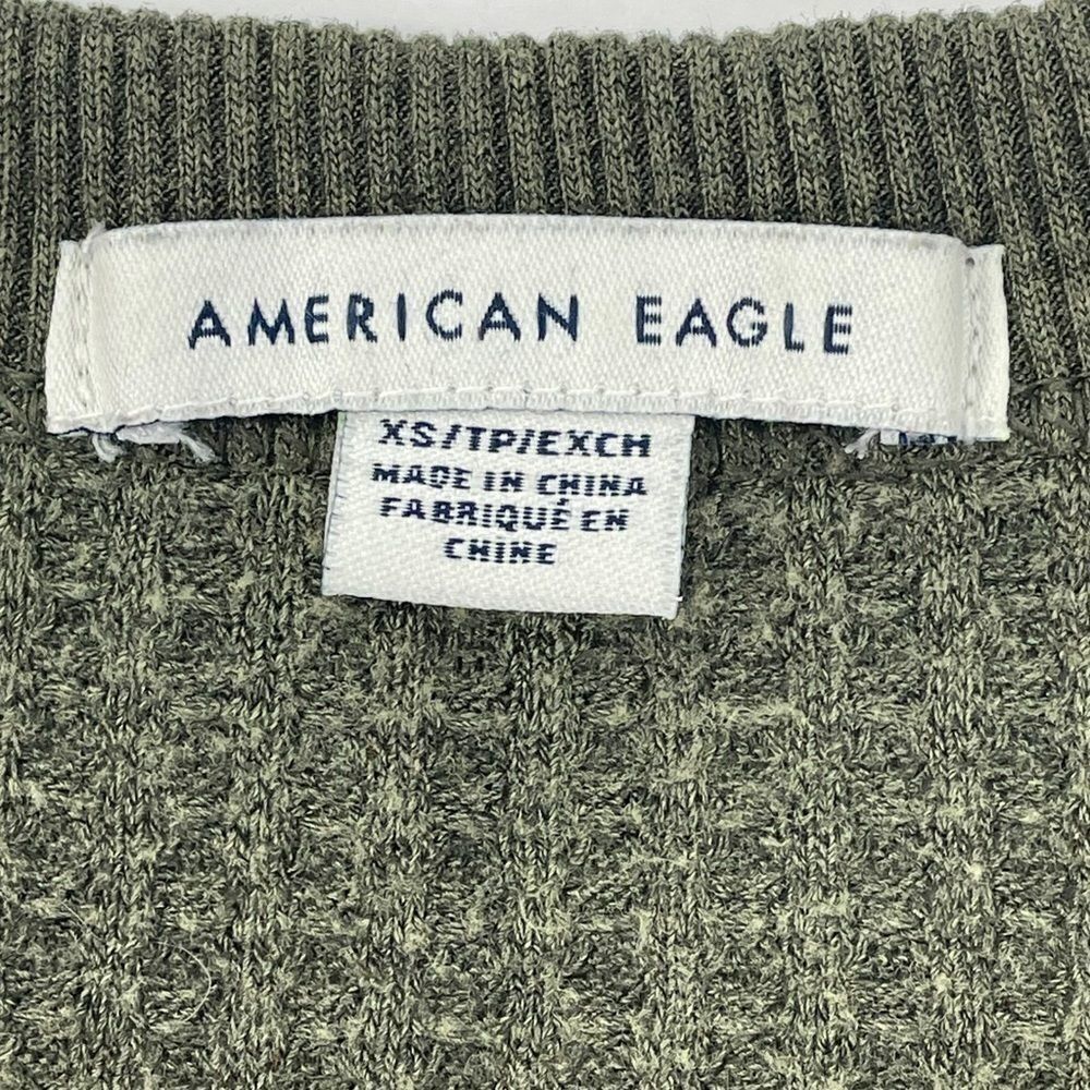 American Eagle Long Knit Button Front Cardigan - Picture 4 of 8